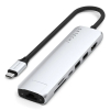 Satechi USB-C 7-w-1 Slim Multi Port Adapter Ethernet Srebrny