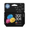 HP 302/304 Schwarz+Dreifarbig Tintenpatrone