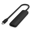 Satechi 4w1 USB-C Slim Multiport Adapter 4K - aluminiowy adapter do urządzeń mobilnych USB-C (USB-C, 4K HDMI, 2x USB-A) (black)