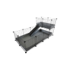 C&C Klatka modułowa 4x2 + Loft 2x1+ szara rampa