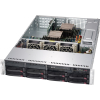 Supermicro CSE-825TQC-R802WB Black 2U SC825TQC SAS3 WIO Chassis w/ Red. 800W PWS