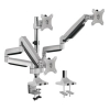 Logilink TIS 13"-32" 3TFT 2X4Gel. 1X1Gelenk silb. Max. 7KG