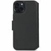 Etui z portfelem do Apple iPhone 15 Plus, 6.7", czarne, 3 kieszenie na karty