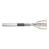 Digitus Kabel typu linka kat.6, SF/UTP, AWG 26/7, LSOH, 100m, szary, karton