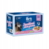 Brit Premium dla kotów sterylizowanych saszetki w sosie mix smaków 12x85