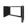 DIGITUS Wandhalterung Patch-Halter 19" 8HE schwarz