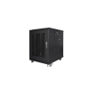 LANBERG SZAFA STOJĄCA RACK 19" 15U 600X800 DRZWI PERFOROWANE CZARNA (FLAT PACK) FF01-6815-23B