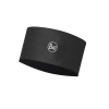 BUFF® COOLNET UV® Wide Headband Solid Black - opaska