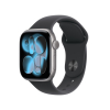 Apple Watch Series 11 GPS + Cellular 42mm Aluminiowa koperta w kolorze gwiezdnej szarości z czarnym paskiem sportowym - M/L (MF8C4ZR/A)