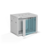 ALANTEC Szafa wisząca 19" 9U 600x450, drzwi szklane,  kolor szary, zmontowana (SW-9U-600-450-01-SA)