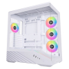 Obudowa PC Lian Li Vector V100, Midi-Tower, ATX, RGB, Szkło Hartowane - Białe