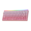 Klawiatura gasket HERO84 HE PINK+Gradient+Contour Dragon King switch RGB AULA