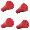 RAM® X-Grip® Czerwona gumowa zatyczka, 4 sztuki