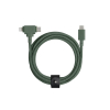 Kabel Native Union Duo (USB-C do USB-C/Lightning), Zielony, USB C, USB C/Lightning, 1.5 m, Męski, Męski
