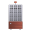 Obudowa PC Jonsbo T6 Mini-Tower, Mini-ITX, szkło hartowane, drewno - srebrna