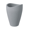 FLOWERPOT PLASTIC 254/54 STONY GREY D54