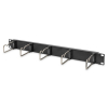 DIGITUS ORGANIZATOR KABLOWY 19" 1U, 5X UCHWYTY STALOWE, 40X75 MM, CZARNY DN-97667