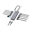Adapter Verbatim CMH-14 USB Type-C 5000 Mbit/s Srebrny