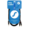 SSQ MiJRCA3 - kabel mini jack stereo- 2xRCA 3 metrowy