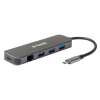 D-Link DUB-2334 stacja dokująca Przewodowa USB Type-C Szary