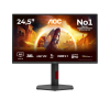Monitor AOC Q25G4SR, 24,5 cali, IPS, Złącze QHD, 16:9, 300 Hz, 1 ms, 2560 x 1440 pikseli, 400 cd/m2, Ilość portów HDMI: 2, Czarny