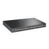 TP-Link JetStream TL-SG3452XP przełącznik sieciowy Zarządzany L2+ Gigabit Ethernet (10/100/1000) Obsługa PoE 1U Czarny