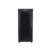 LANBERG SZAFA STOJĄCA RACK 19" 27U 600X800 DRZWI SZKLANE LCD CZARNA FF01-6827-12BL (FLAT PACK)