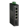 Switche LevelOne Industrial 5-portowe 1xSC MM+DIN 100Mbps