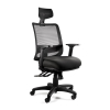 Ergonomiczny fotel biurowy SAGA PLUS czarny
