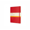 MOLESKINE Notes Classic XL, 19x25cm, w linie, miękka oprawa, 192 strony, czerwony