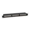 Wyposażenie 19-calowy panel krosowy 24xRJ45 Cat6 FTP 1U 250MHz RAL9005