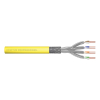 Digitus Kabel instalacyjny kat.7A, S/FTP, Dca-s1a d1 a1, AWG 22/1, LSOH, 1000m, żółty, szpula