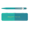 Caran d’Ache Długopis szwajcarski 849 limitowanej Paul Smith, Edycja 4, kolor Sky Cyan/Steel