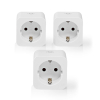 Nedis WIFIP121FWT3 inteligentny korek 3680 W Dom Biały