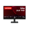 Lenovo ThinkVision S24-4e monitor komputerowy 60,5 cm (23.8") 1920 x 1080 px Full HD LED Czarny