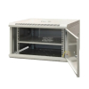 EmiterNet Szafa wisząca niedzielona 19'' 6U, drzwi całe z blachy, 600×600×370mm szer./gł./wys.