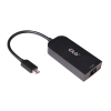 CLUB3D CAC-1520 zmieniacz płci / kabli USB C Ethernet Czarny
