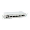Equip 10" Patchpanel 12xRJ45 Cat6  FTP 1U     250MHz RAL7035