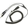 Jabra Kabel QD auf 2x3,5 mm Klinke, spiral, 0,5-2m