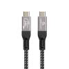 GEMBIRD KABEL DO ŁADOWANIA I TRANSMISJI DANYCH PREMIUM USB 4 TYPE-C 40 GB/S, 240 W, 0.3 M