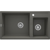Deante Eridan Zlewozmywak 2-komorowy bez ociekacza - antracyt ZQE_T20B