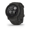 Zegarek sportowy Garmin Instinct 2 Solar Graphite 45mm Grafitowy