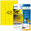 HERMA Signal-Etiketten A4 45,7x21,2 mm gelb Folie 1200 St.