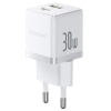 Ładowarka sieciowa Baseus Palm 30W USB-C USB-A - biała