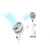 INCA Standventilator +Akku, BLDC-Motor,5 Stufen, LED   weiss