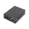 Konwerter mediów Gigabit PoE, RJ45 / SFP, PSE