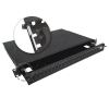 Alantec Przełącznica światłowodowa teleskopowa 24xSC duplex / 24xLC quad 19" 1U z akcesoriami montażowymi (dławiki, opaski) (FOP-1U-24SCD-C-P)
