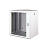 Digitus Szafa sieciowa wisząca Unique 19" 12U rack 600x450, drzwi szyba, szary, niedzielona, złożona, 100kg