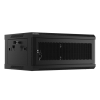 SZAFA INSTALACYJNA RACK WISZĄCA 19" 4U 600X450 CZARNA DRZWI PERFOROWANE LANBERG (FLAT PACK)