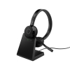Jabra Evolve 65 TE Zestaw słuchawkowy Przewodowy i Bezprzewodowy Opaska na głowę Biuro/centrum telefoniczne USB Typu-A Bluetooth Podstawka do ładowani
